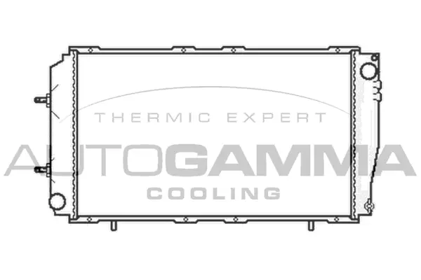 Radiator, engine cooling (104707)