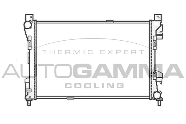 Radiator, engine cooling (105436)