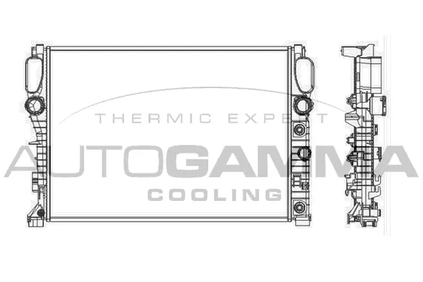 Radiator, engine cooling (103339)