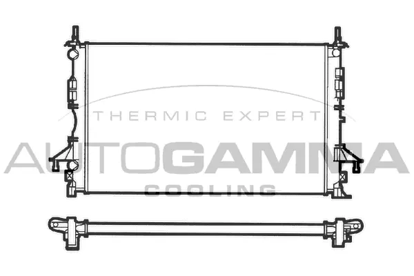Radiator, engine cooling (102998)