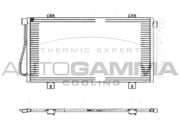 Condenser, air conditioning (105023)