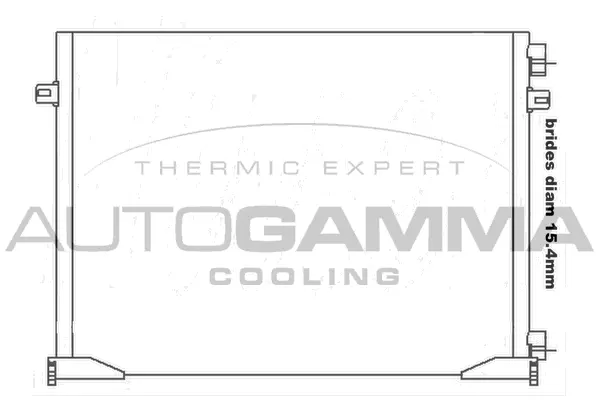 Condenser, air conditioning (105549)