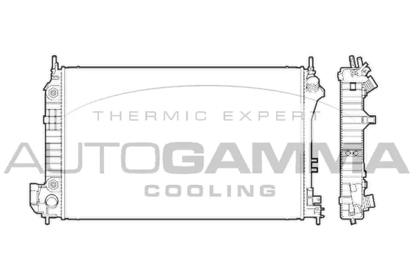 Radiator, engine cooling (103238)