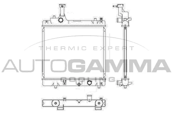 Radiator, engine cooling (105934)