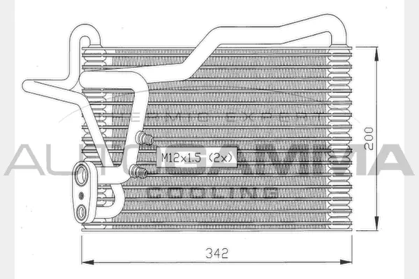 Evaporator, air conditioning (112010)