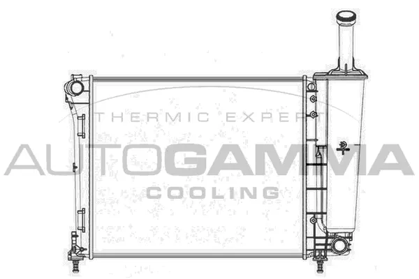 Radiator, engine cooling (104618)
