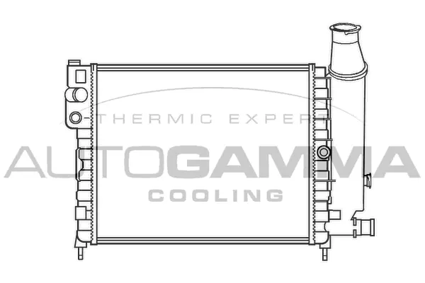 Radiator, engine cooling (100150)