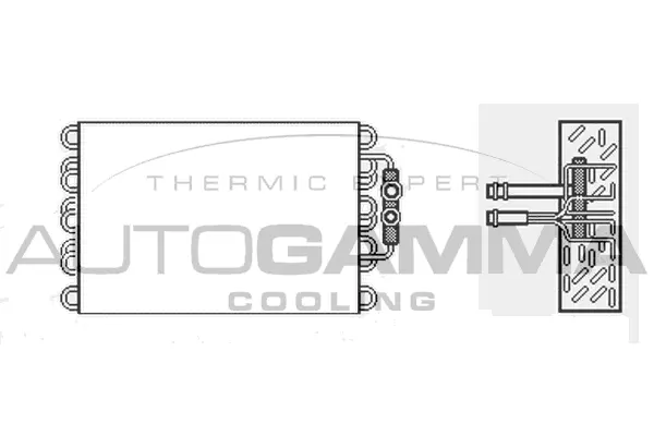Evaporator, air conditioning (112171)