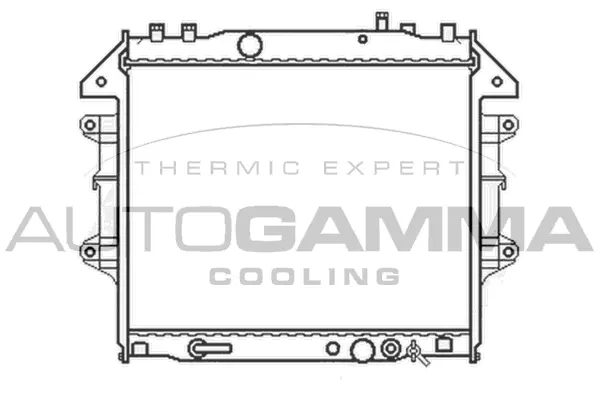 Radiator, engine cooling (105417)