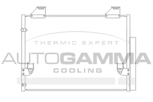 Condenser, air conditioning (105357)
