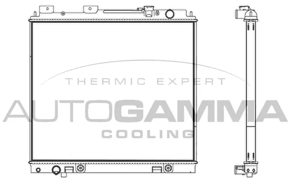 Radiator, engine cooling (107232)