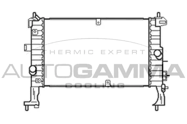 Radiator, engine cooling (103520)