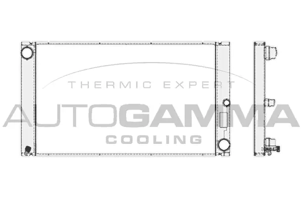 Radiator, engine cooling (103392)