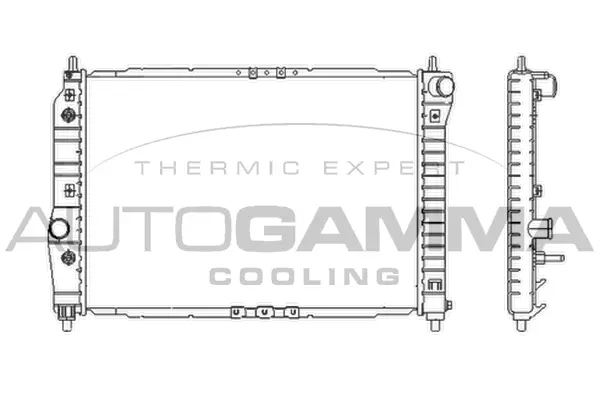 Radiator, engine cooling (103951)