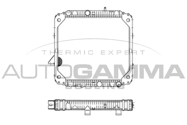 Radiator, engine cooling (400626)
