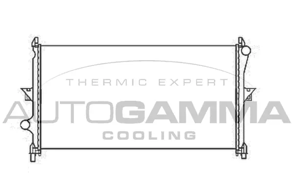 Radiator, engine cooling (107250)