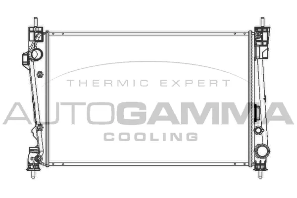 Radiator, engine cooling (105603)