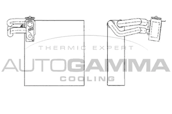 Evaporator, air conditioning (112039)