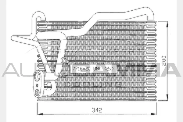 Evaporator, air conditioning (112009)