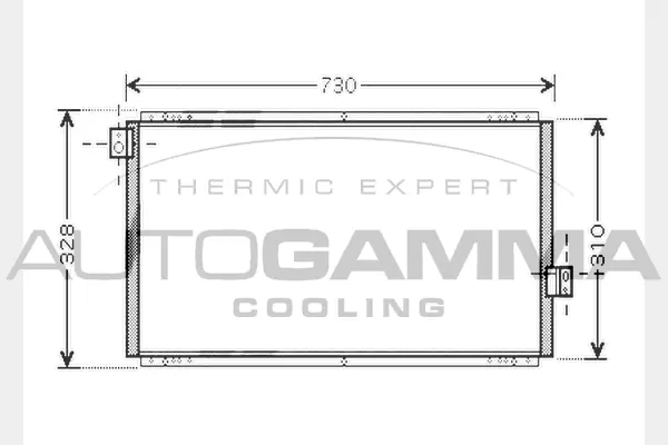 Condenser, air conditioning (104448)