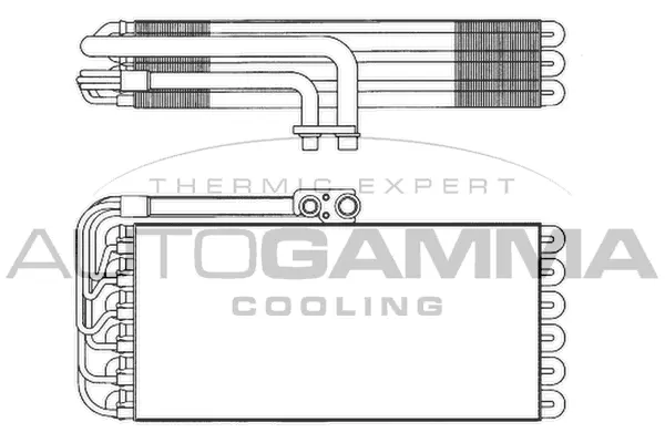 Evaporator, air conditioning (112184)