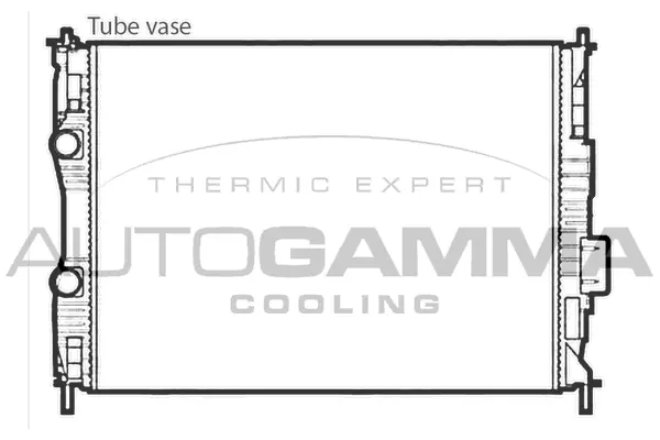 Radiator, engine cooling (107757)