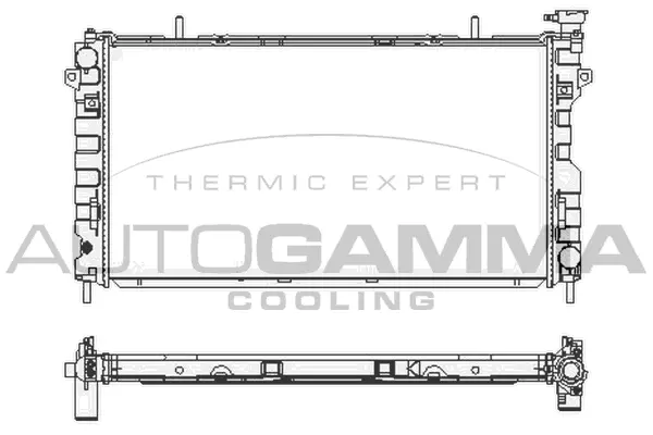 Radiator, engine cooling (105832)