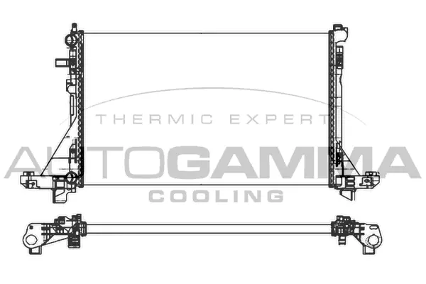 Radiator, engine cooling (107004)