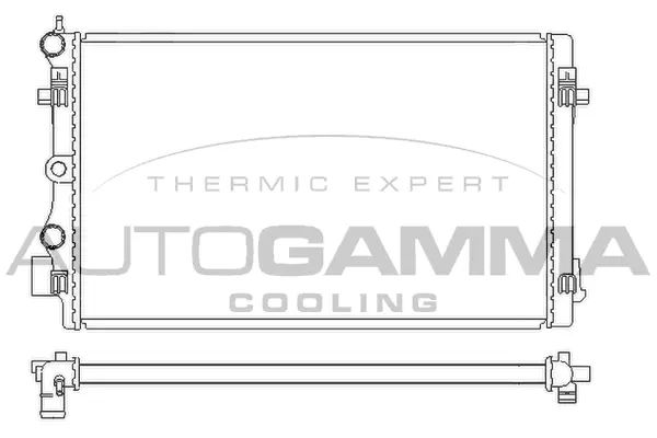 Radiator, engine cooling (105692)