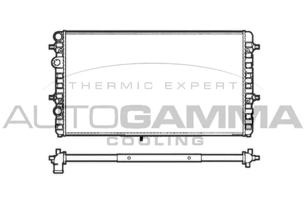 Radiator, engine cooling (102953)
