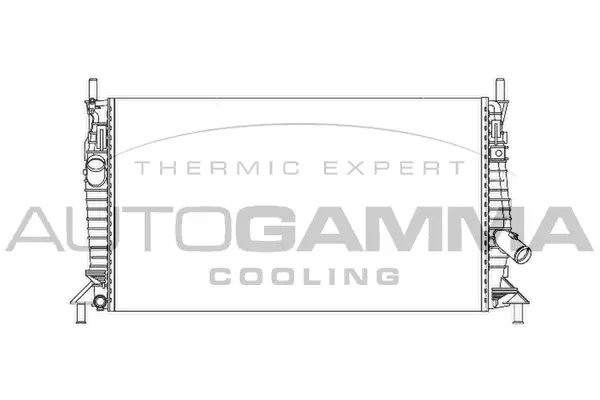 Radiator, engine cooling (103424)