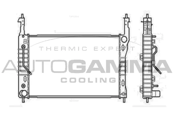 Radiator, engine cooling (104252)