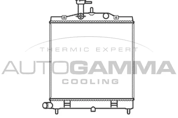Radiator, engine cooling (105871)