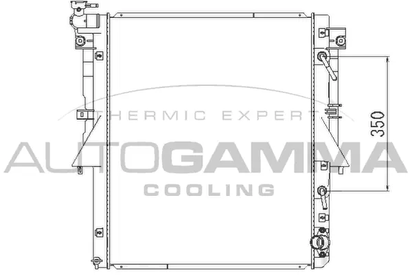 Radiator, engine cooling (107830)