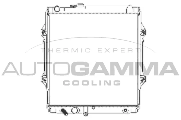 Radiator, engine cooling (107191)