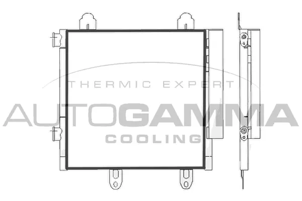 Condenser, air conditioning (107695)