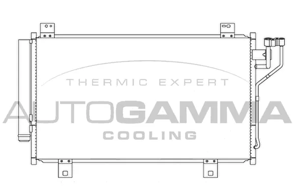 Condenser, air conditioning (107343)