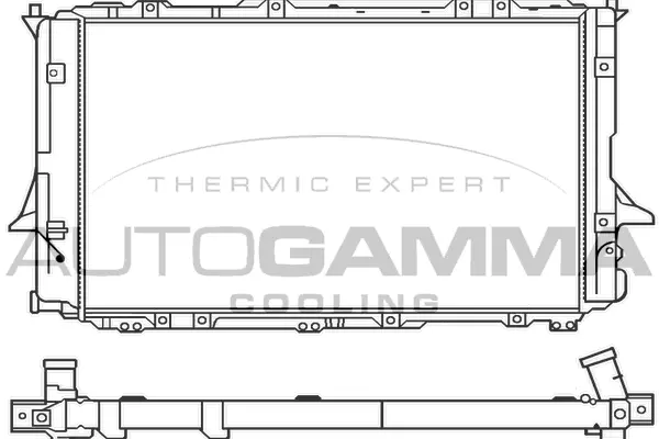 Radiator, engine cooling (100059)