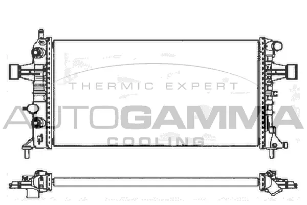 Radiator, engine cooling (103368)