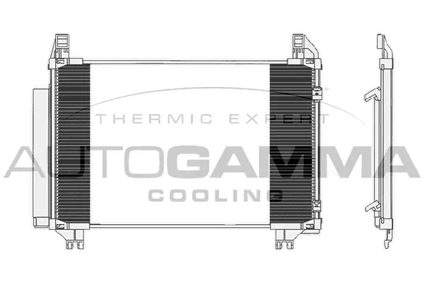 Condenser, air conditioning (104924)