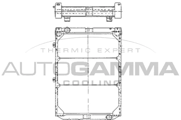 Radiator, engine cooling (404452)