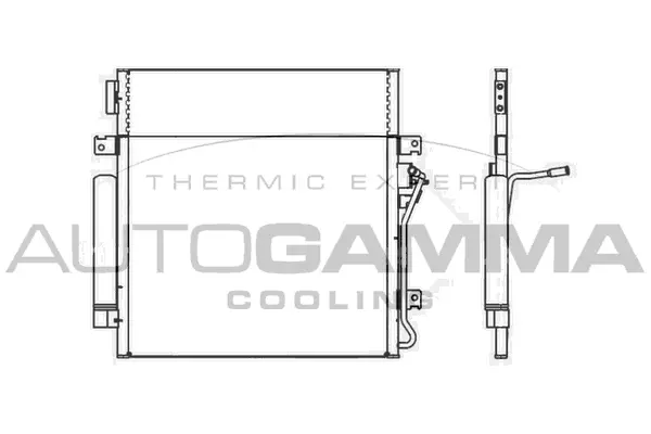 Condenser, air conditioning (107346)