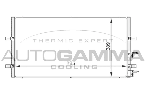 Condenser, air conditioning (104986)