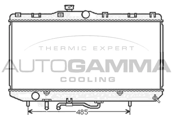 Radiator, engine cooling (104568)