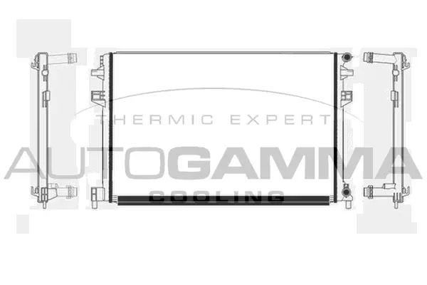 Radiator, engine cooling (107504)