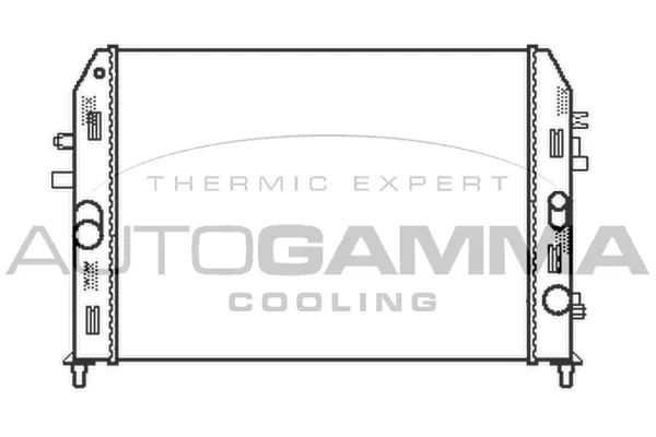 Radiator, engine cooling (105167)