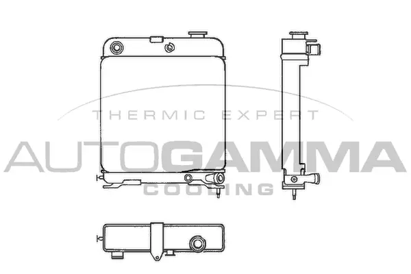 Radiator, engine cooling (100813)