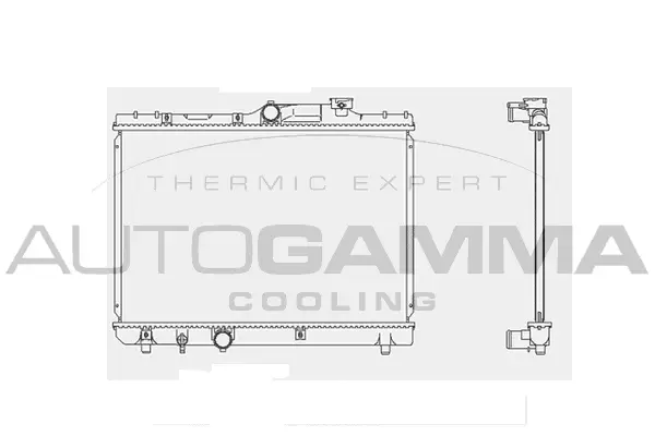 Radiator, engine cooling (103626)