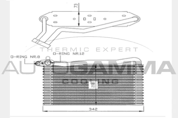 Evaporator, air conditioning (112013)
