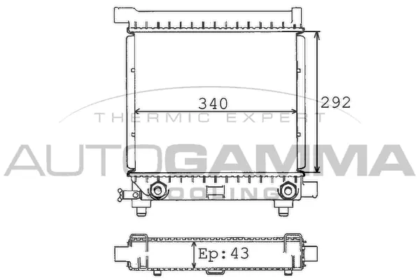 Radiator, engine cooling (100513)